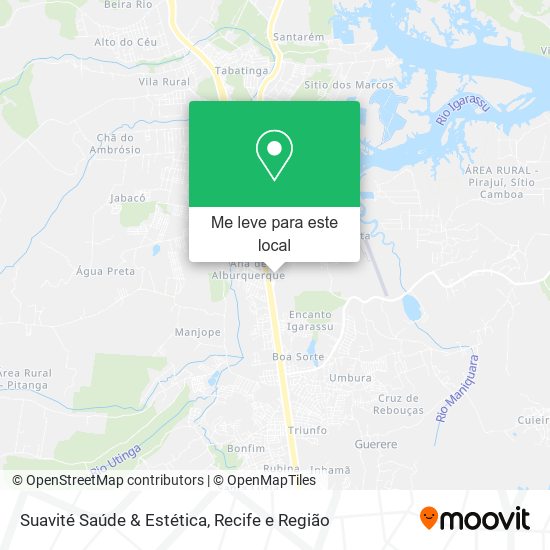 Suavité Saúde & Estética mapa