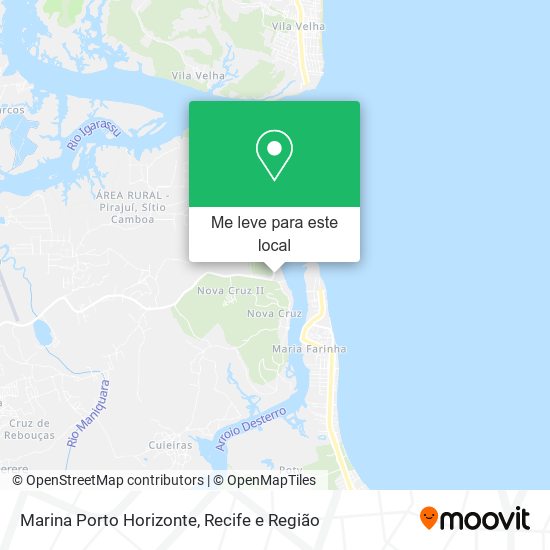 Marina Porto Horizonte mapa