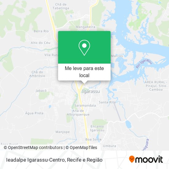 Ieadalpe Igarassu-Centro mapa
