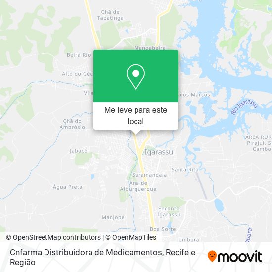 Cnfarma Distribuidora de Medicamentos mapa