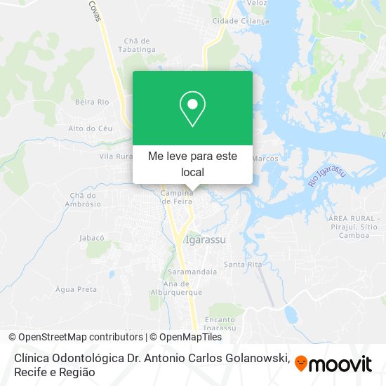 Clínica Odontológica Dr. Antonio Carlos Golanowski mapa