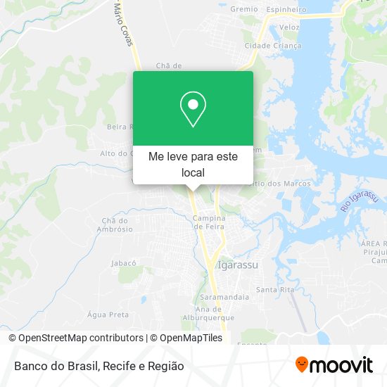 Banco do Brasil mapa