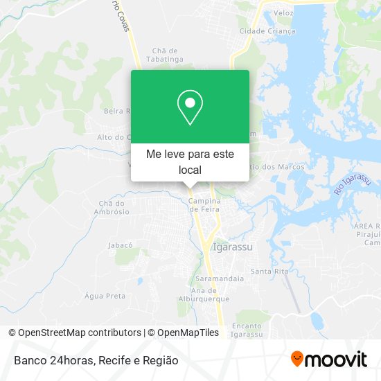 Banco 24horas mapa