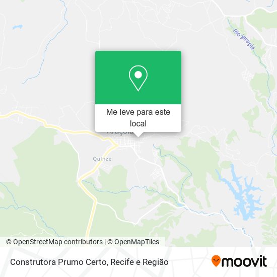 Construtora Prumo Certo mapa