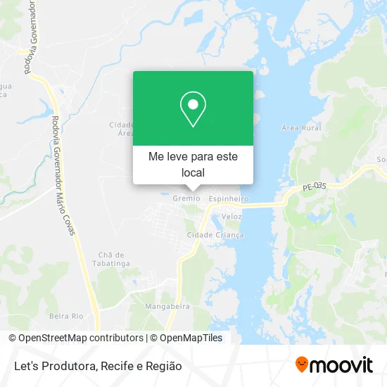 Let's Produtora mapa