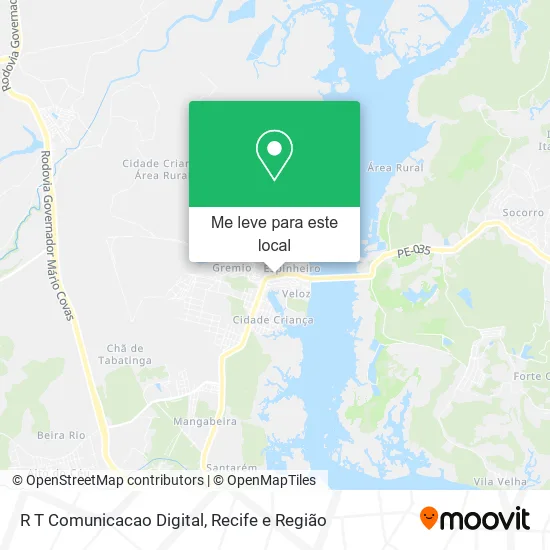 R T Comunicacao Digital mapa