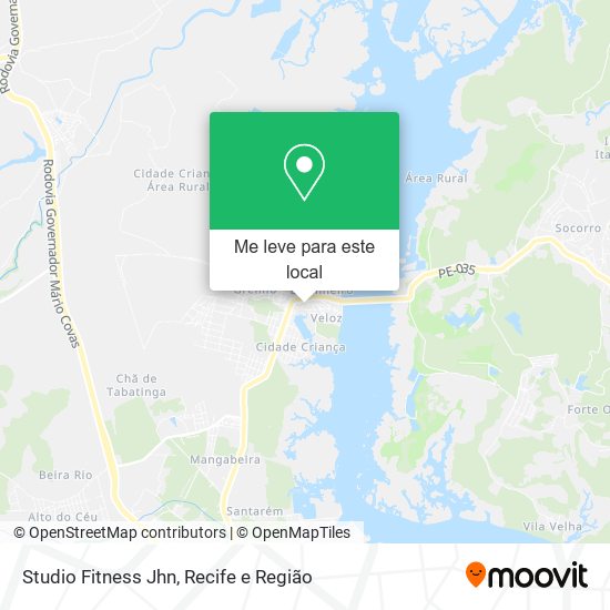 Studio Fitness Jhn mapa