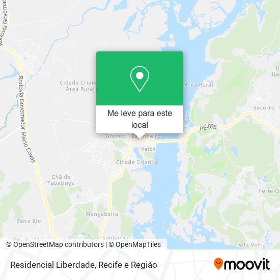 Residencial Liberdade mapa