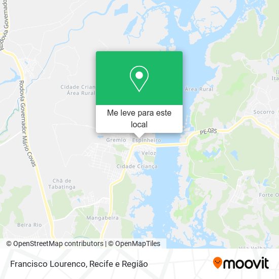 Francisco Lourenco mapa