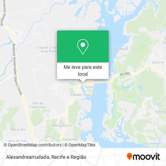 Alexandrearrudada mapa