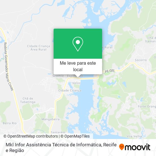 Mkl Infor Assistência Técnica de Informática mapa