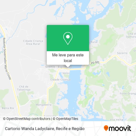 Cartorio Wanda Ladyclaire mapa