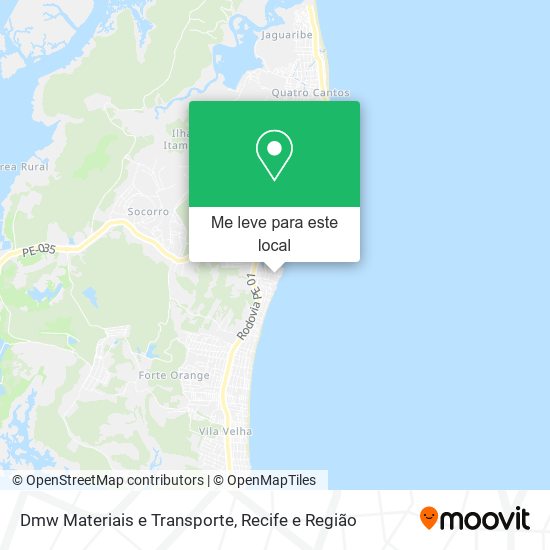 Dmw Materiais e Transporte mapa