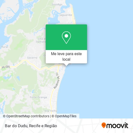 Bar do Dudu mapa