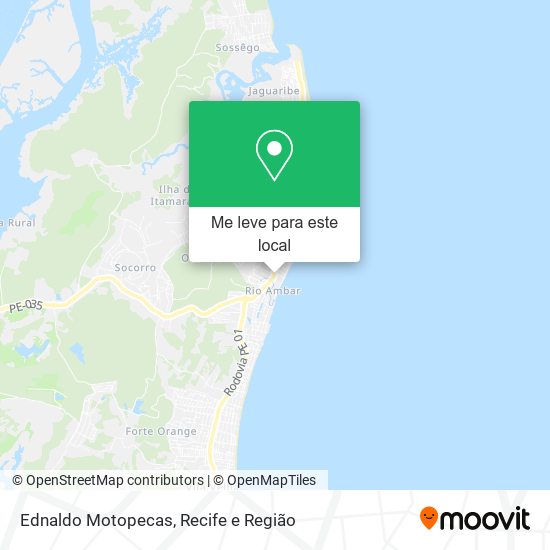 Ednaldo Motopecas mapa
