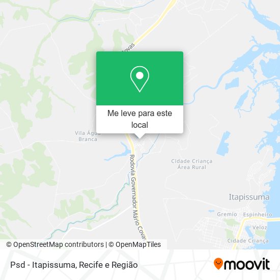 Psd - Itapissuma mapa