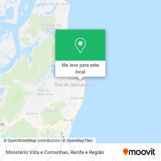 Ministério Vida e Comunhao mapa