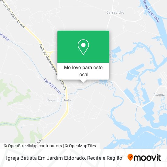 Igreja Batista Em Jardim Eldorado mapa