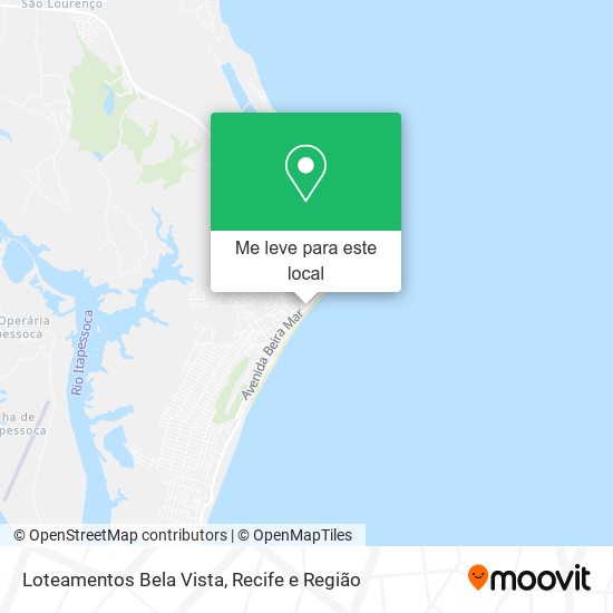 Loteamentos Bela Vista mapa