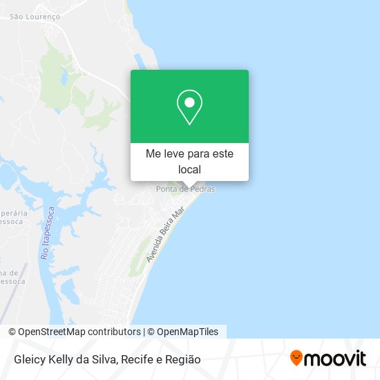 Gleicy Kelly da Silva mapa