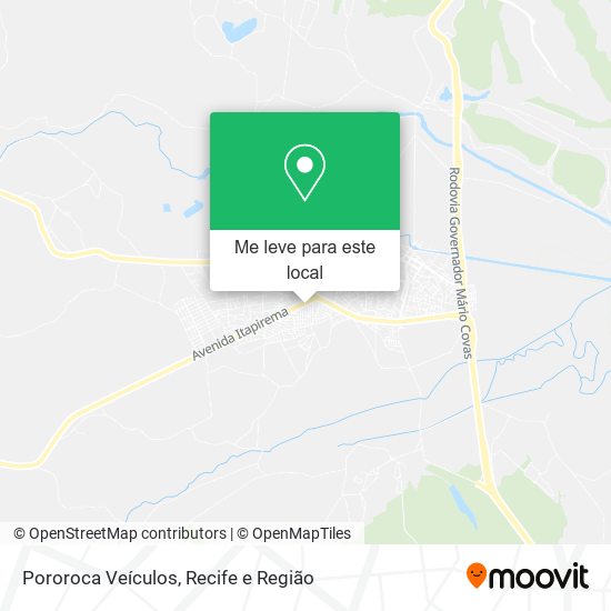 Pororoca Veículos mapa