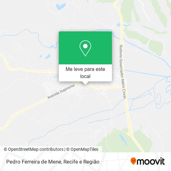 Pedro Ferreira de Mene mapa