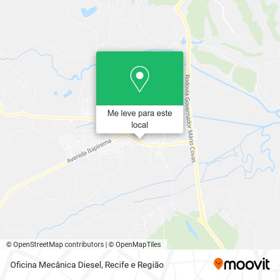 Oficina Mecânica Diesel mapa