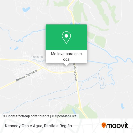 Kennedy Gas e Agua mapa