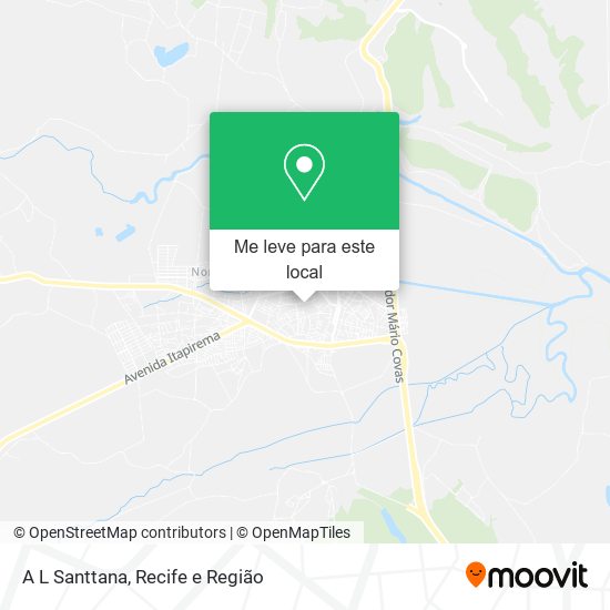 A L Santtana mapa