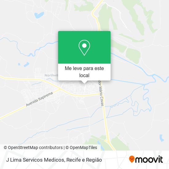 J Lima Servicos Medicos mapa