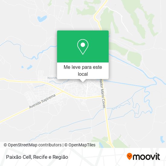 Paixão Cell mapa