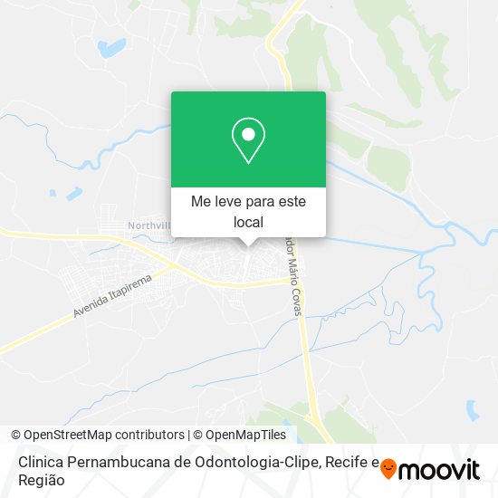 Clinica Pernambucana de Odontologia-Clipe mapa