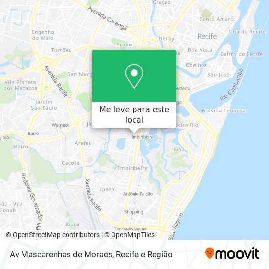 Av Mascarenhas de Moraes mapa
