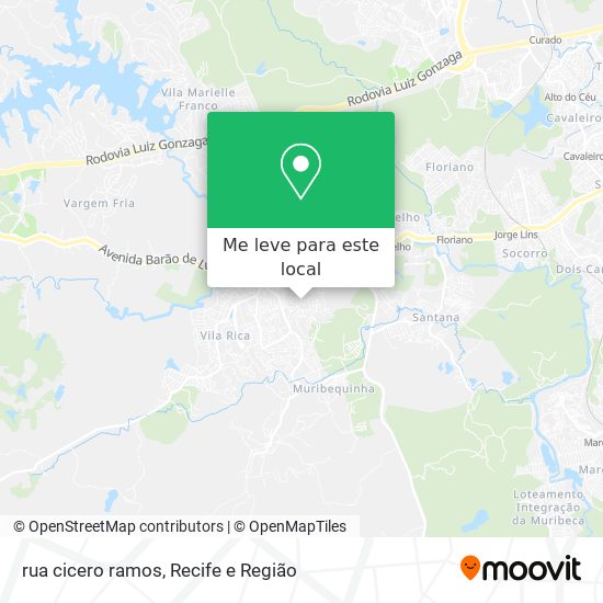 rua cicero ramos mapa