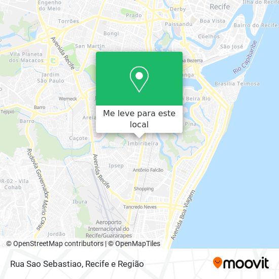 Rua Sao Sebastiao mapa