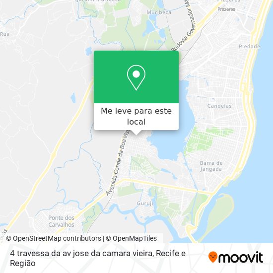 4 travessa  da av jose da camara vieira mapa