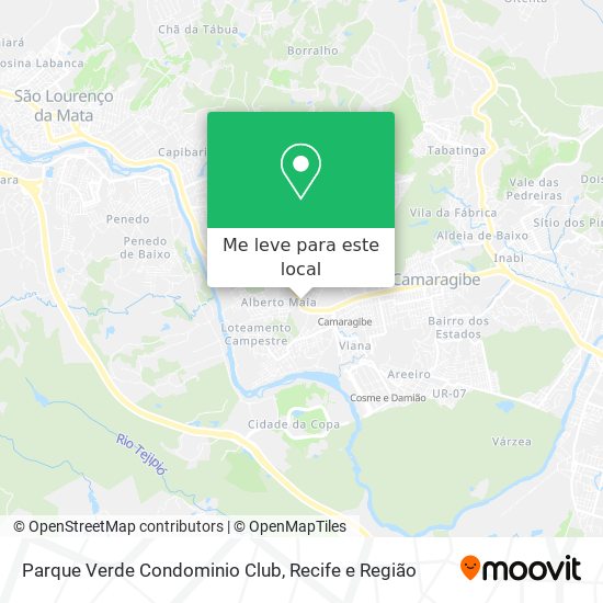 Parque Verde Condominio Club mapa