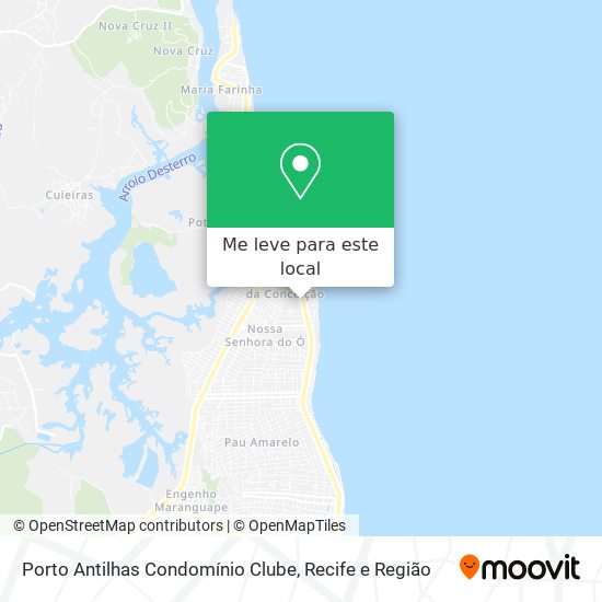 Porto Antilhas Condomínio Clube mapa