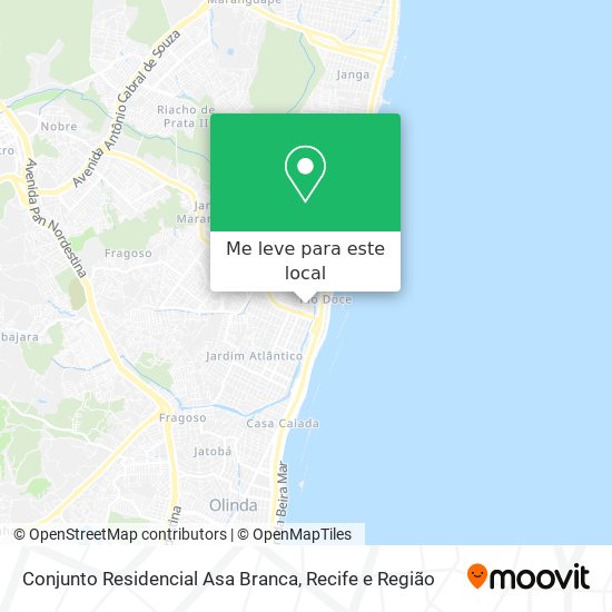 Conjunto Residencial Asa Branca mapa