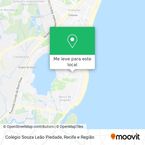 Colégio Souza Leão Piedade mapa