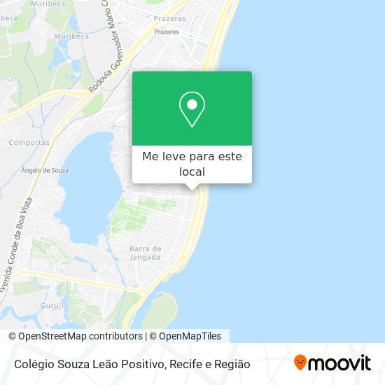 Colégio Souza Leão Positivo mapa