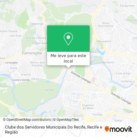 Clube dos Servidores Municipais Do Recife mapa