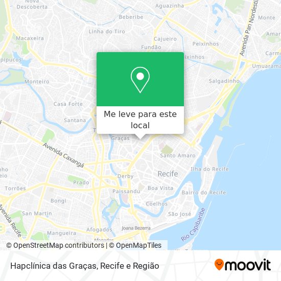 Hapclínica das Graças mapa