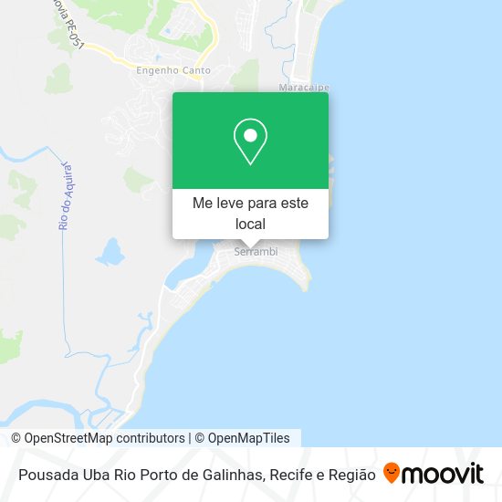 Pousada Uba Rio Porto de Galinhas mapa