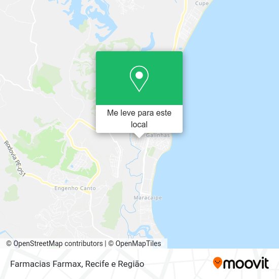 Farmacias Farmax mapa