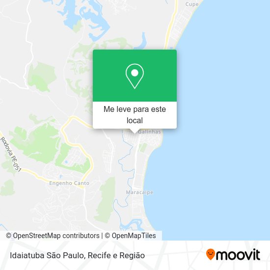 Idaiatuba São Paulo mapa