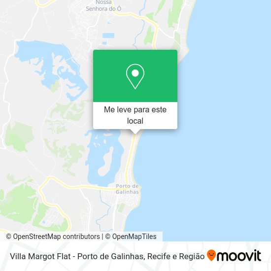 Villa Margot Flat - Porto de Galinhas mapa
