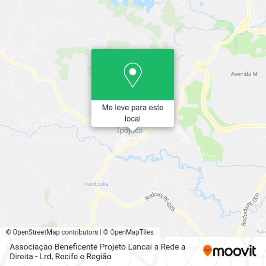 Associação Beneficente Projeto Lancai a Rede a Direita - Lrd mapa