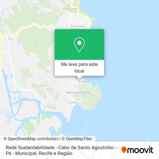 Rede Sustentabilidade - Cabo de Santo Agostinho - Pé - Municipal mapa