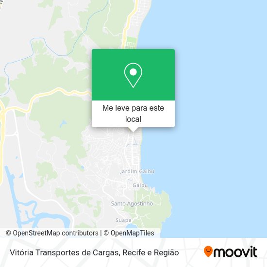 Vitória Transportes de Cargas mapa